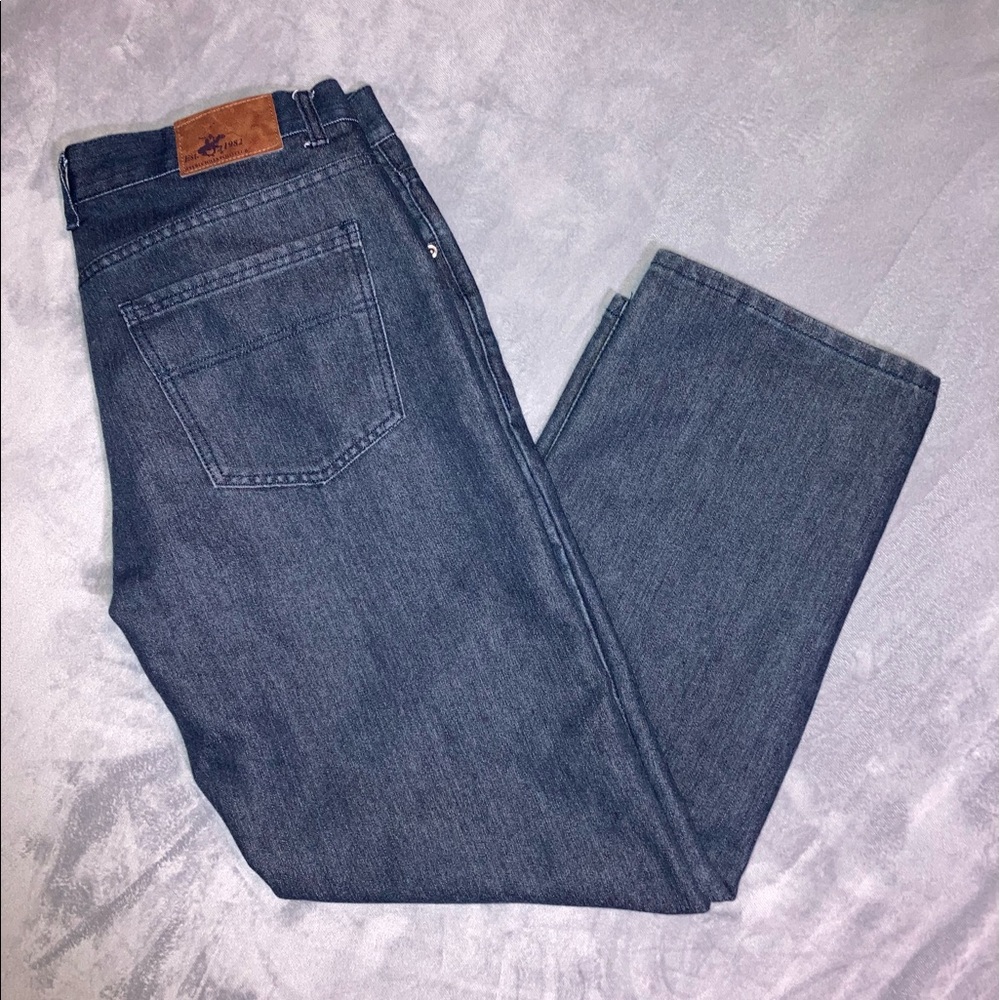 Beverly Hills Polo Clubs Men’s Faded Jeans